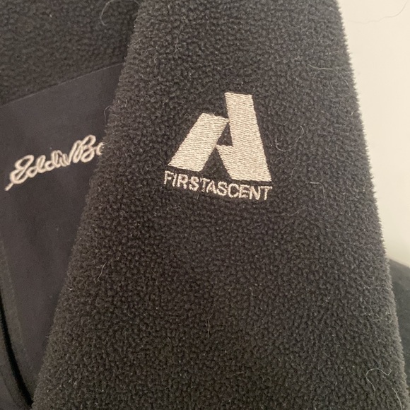 Eddie Bauer Black Fleece Half Zip Pullover - Picture 5 of 5